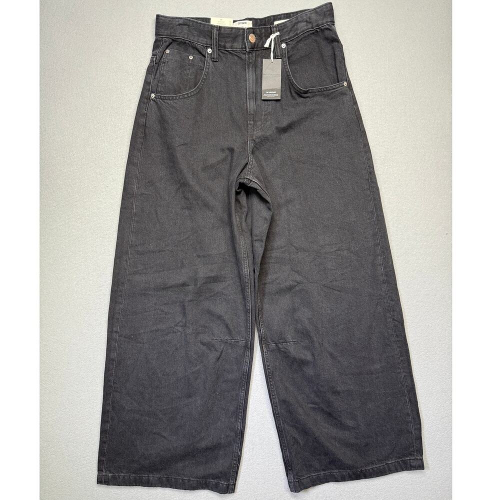 Cotton on Men's Y2K Super Wide Jeans - Black 30 Regular $90